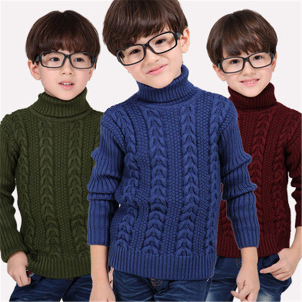 Casual Winter Boy Sweater Kids Sweater Baby Clothes Pullover Children Knitting Clothing Long Sleeve Pull Enfant Garcon