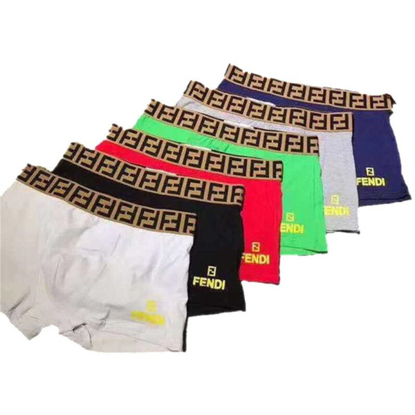 FF Letter Boxers Mens F Fends Underwears Fashion Breathable Soft briefs Top Quality cotton Shorts Panties Men Underpants 5 Colors A6503