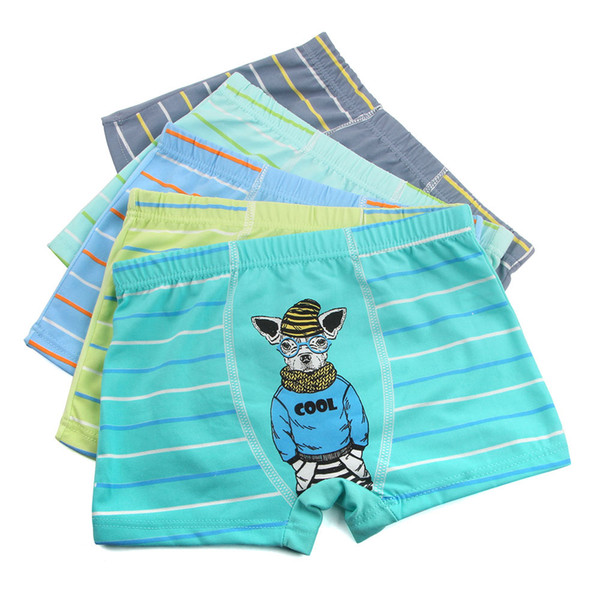 NEW 5pcs/lot Underpants Briefs Boys Cool Dogs Underwears Panties Infant Boxers Briefs Shorts Cotton Cartoon Teenagers Underwears