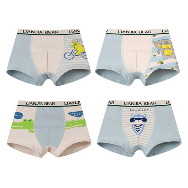 Cartoon Kids Boys Boxer Underpanties Briefs Print Soft Short Panties High Quality Children Baby Boy Underwear Briefs