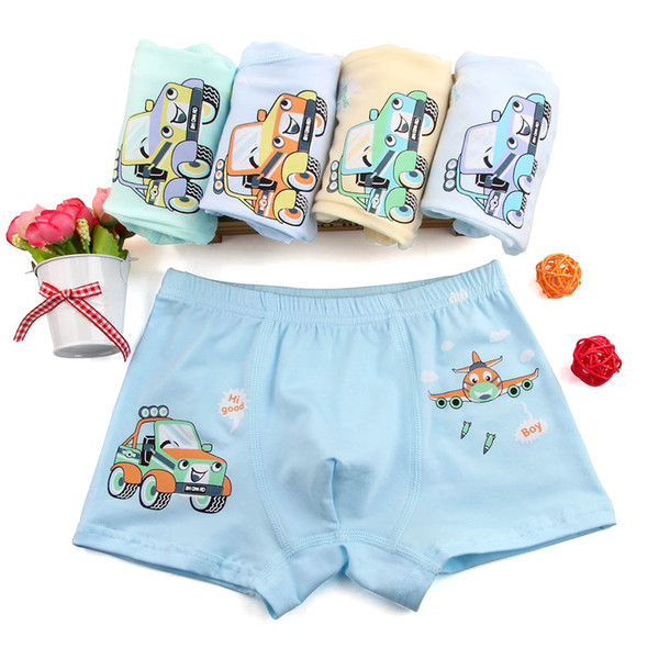 boy boxer 5 Pcs/lot baby Boys Underwear Kids Panties Cartoon Doraemon Taxi Car Child Underpant Cotton Shorts For Children Brief