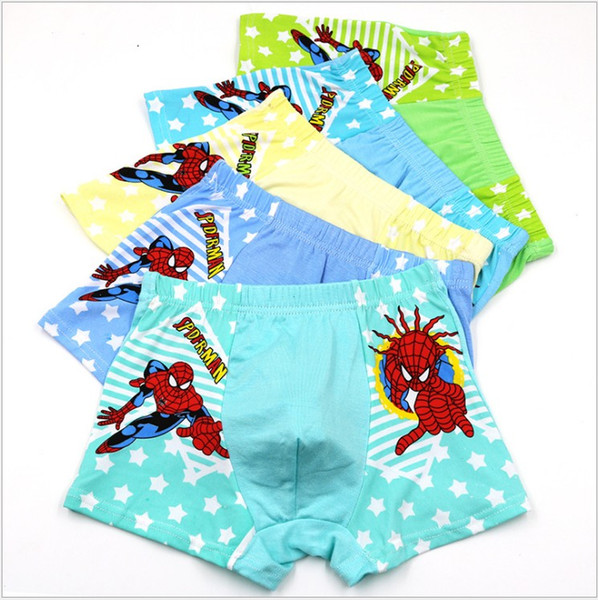 Cartoon Panties Baby Childrenn Underwear Boy Boxers shorts cartoon printed Panties lovely design 5 pics a lot wholesale 1-051x8