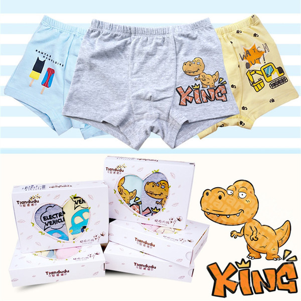 Boys Cotton Underpants 2 pieces/box 22 Designs High Quality 3-13 years old Kids Cotton Panties Boys Cartoon Boxers Briefs Pants LA611