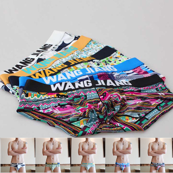 Fashion Mens Boxers Letter Floral Printed Men Briefs Summer New Ultrathin Adults Underpants For Gentleman Underwears Free DHL A722