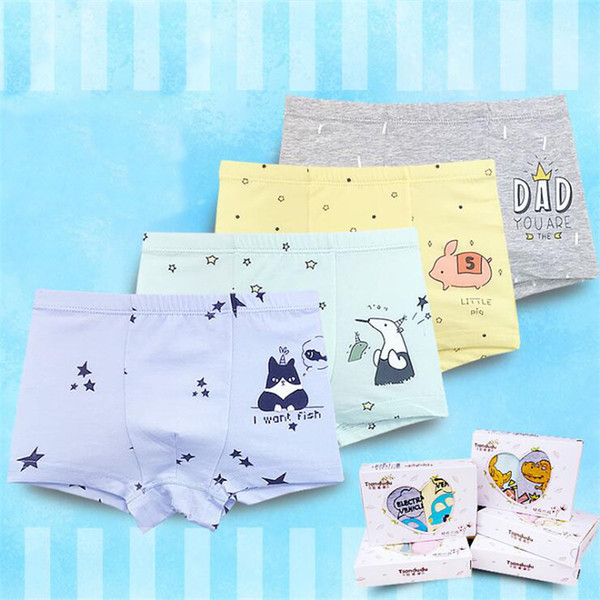 Boys Cotton Underpants 2 pieces/box 22 Designs High Quality 3-13 years old Kids Cotton Panties Boys Cartoon Boxers Briefs Pants LA611-2