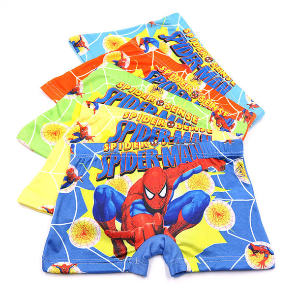 New arrived Cartoon Children Knit Boxer Briefs Kids Underwear 3D printing Boy Boxer Briefs boys briefs Childrens Underpants A3015