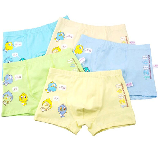 New Style Pure Cotton Print Underpants Cartoon boys Boxers Shorts Kids Underwear Pants sizes M-XXL 3-12