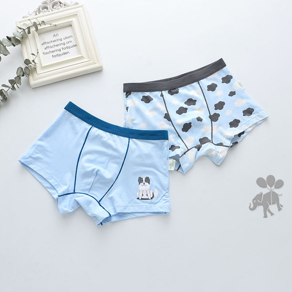 Freightage two new boy's moutell boxers baby boy's cartoon dog yunduo boxers