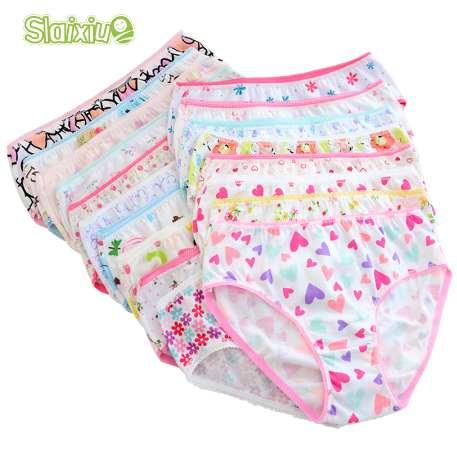 12 Pcs/Lot 200-Kinds Style Girls Briefs Organic Cotton Kids Baby Underwear For Girl Children's Panties Kids Briefs Baby Clothing