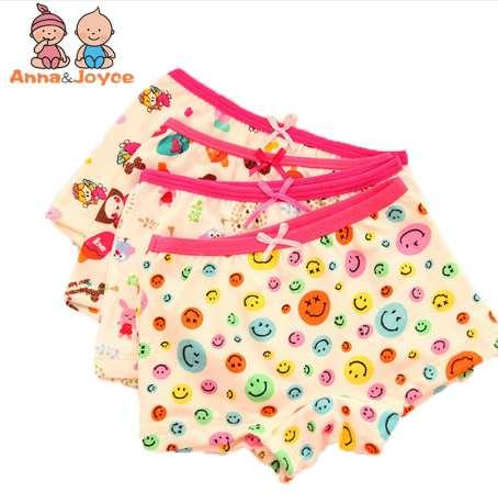 3pcs/lot Fashion New High Quality Baby Girls Underwear Cotton Panties for Girls Kids Boxer Underwear A Variety of Fancy