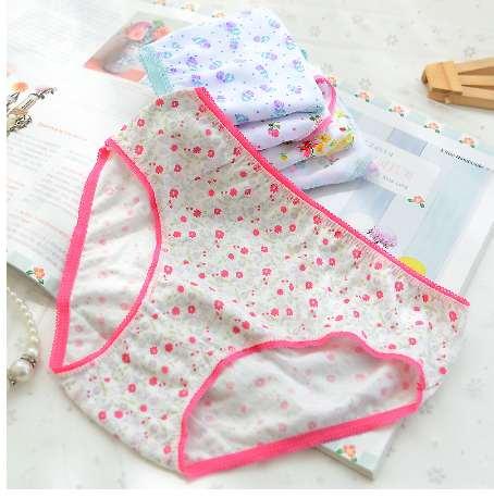 12Pcs/Lot Cotton Panties Girls Kids Short Briefs Children Underwear Child Cartoon Shorts Underpants