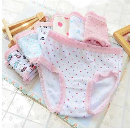 New Cotton Children Panties 10Pcs/lot Girls' Briefs Female Child Underwear baby girl panty Children Clothing HJL-6698E