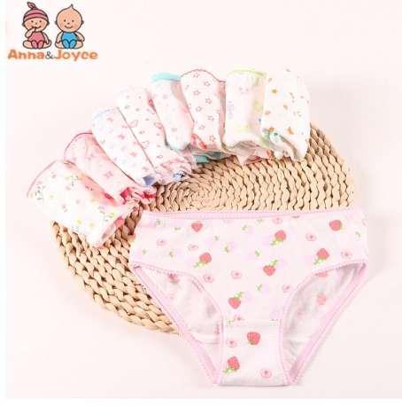 1pc/lot Fashion Baby Girls Underwear Cotton Panties for Girls Kids Short Briefs Children Underwear Suit 1-12years