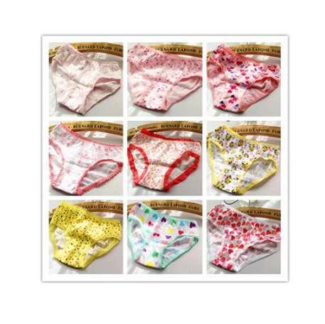 6pcs/pack Fashion New Baby Girls Underwear Cotton Panties for Girls Kids Short Briefs Children Underwear