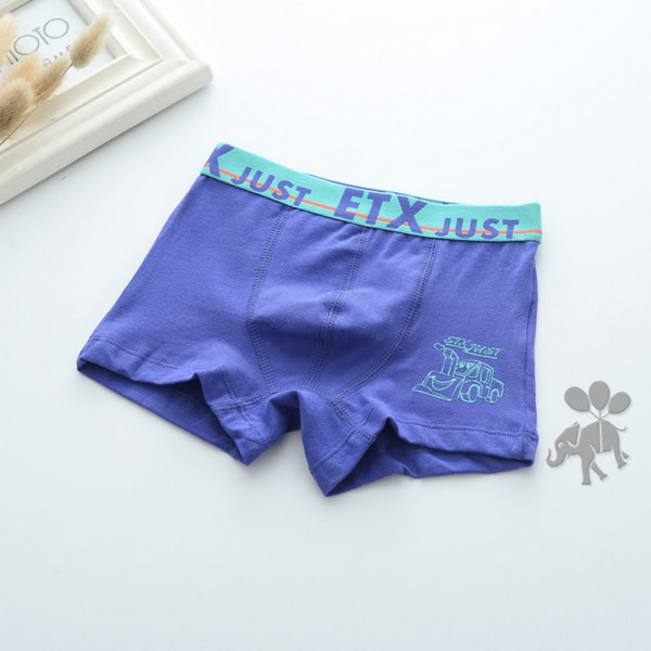 Freeshipping boy's pure cotton boxer briefs for boys Article 5 the loading