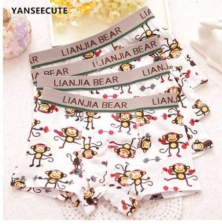 boys underwear boys panties children's pants child's underpants boxers shorts for boys 2017 Baby panties4pcs/lot A3023-4P