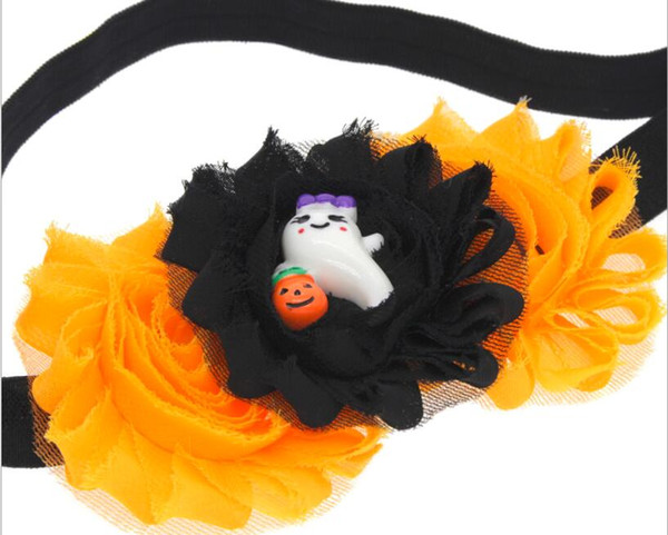 Fashion Cartoon Baby Accessories Halloween children's jewelry head flower rabbit ears three-piece suit headwear V 02