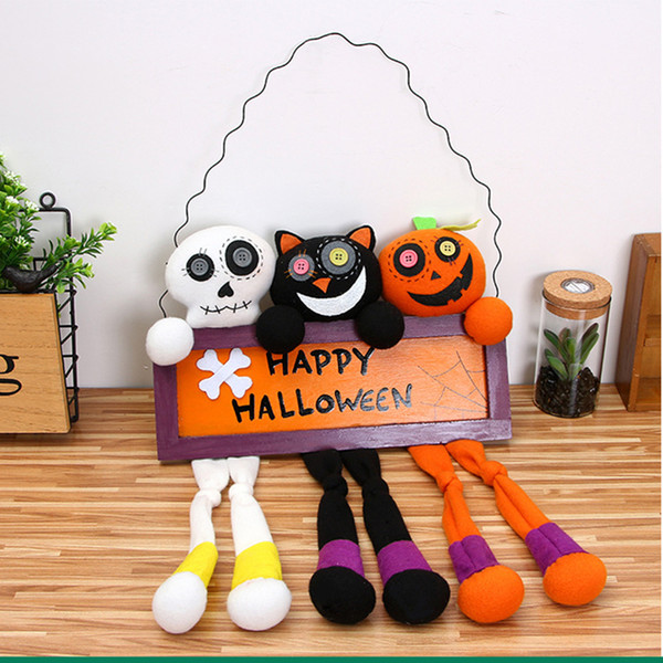 Cartoon Halloween Props Hanging Doll Ornament Scary Hanging Tricks Pendant Props For Outdoor House Ktv Bar Decor Halloween Decorations