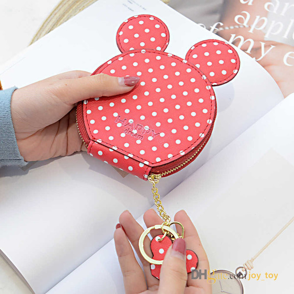PU Coin Purse Cartoon Pouch Size Change Holder Compact Mini Wallet Bag for kids lady gift