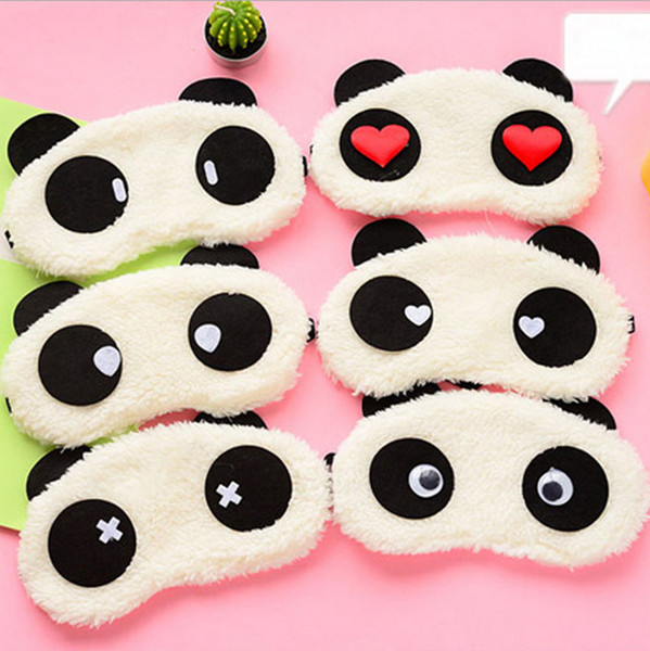 Cotton Panda Goggles Sleep Mask Shading Moisture Remove Dark Circles Cartoon Eye goggles Improve Sleep Quality Moist Eyes Z0117