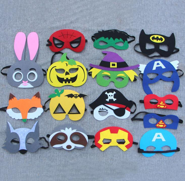 Halloween Masks Children Cartoon Character Eye Masks Festival Necessary Wholesale