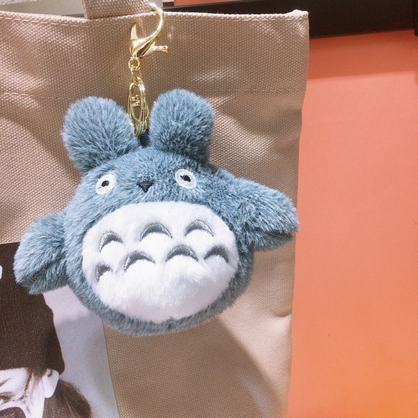 Chinchilla Plush Doll key chain children youth satchel hanging doll machine doll