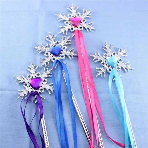 New Arrival Frozen Magic Wand Princess Fairy Snowflake Design Magic Wands Christmas Gift Cosplay Fairy Wands Magic Wands