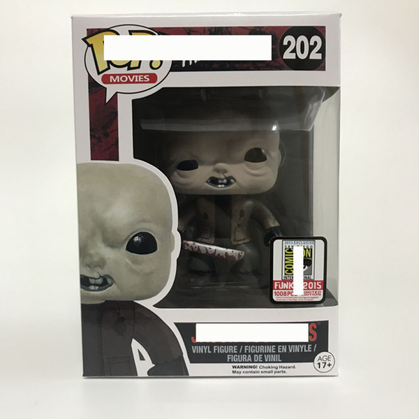 FUNKO POP Funko POP 13th Friday Jason Handmade Decoration Model Q Edition Doll Children's Toy Gift 202#PVC Model dolls Gifts toys