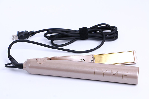 100% high quality 2 in 1 Hair Curler Hair Straightener Gold Plate with High Quality US EU UK Plug Above 20CM Hair Salon Styling Tools