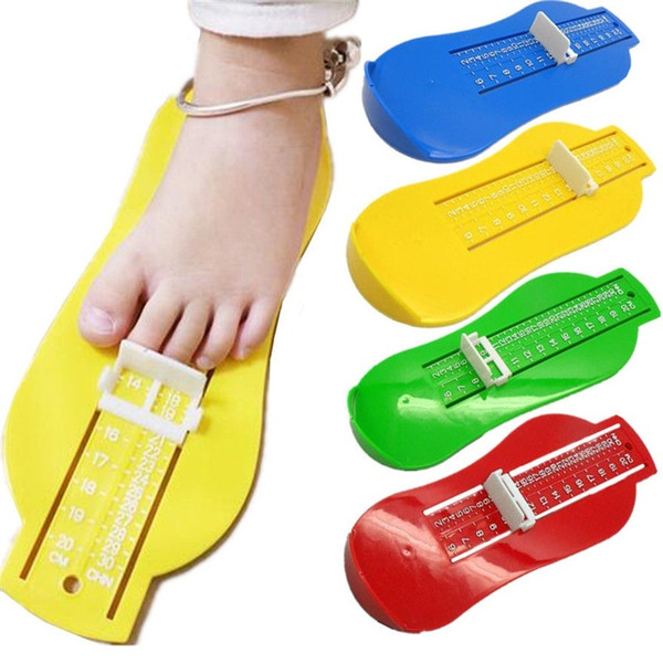 Infant Foot Plastic Ruler Adjustable Measure CM CHN Baby Shoe Sizer Measure Tools gauge Device for baby