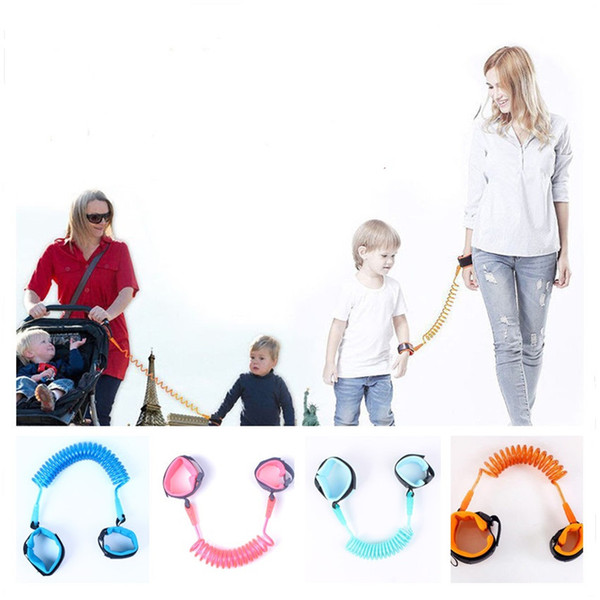 Anti-lost Wrist Link Band Security Bracelet Baby Safety Bracelet Harness Leash Outdoor Traction Rope Child Wrist Hand Belt 1.5m A122501