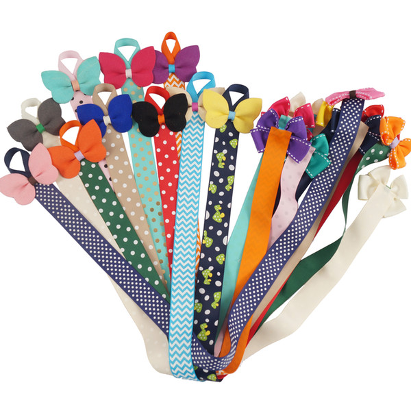 3Pcs/lot Cute Kids Hair Clip Storage Tape Assorted CROWN Ribbon Hair Bows Hairpins Holder Children Hair Accessories Holding Band