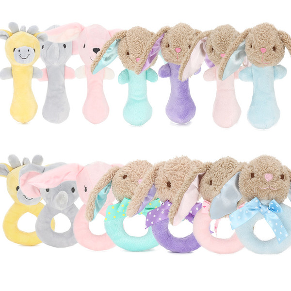 Siha baby bear ring the bell products baby BB stick hand bell baby safe kids toys child placating hand grips gift
