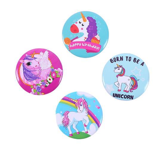Baby Brooch Kids Birthday Party Favor Souvenir Baby Unicorn Broorh Gift Party Decoration Girl Boy 30 pcs