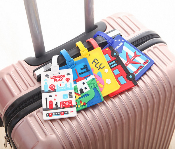 New Fashion Silicone Luggage Tags, Travel Tag For Baggage Suitcase, Bag, Backpack, With 5 Different Colors