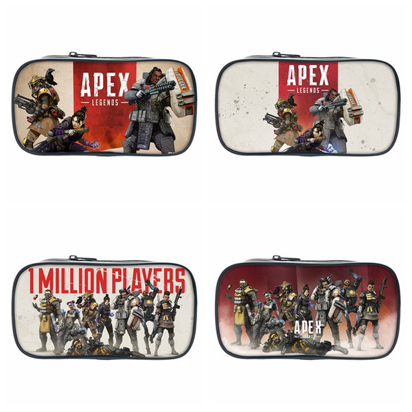 Apex Legends Pencil Bag Kids Storage Bag Apex Legends 3D Printed Pencil Bags 20 Styles Game Cosplay Coin Purse Kids Gift Stationery Bag