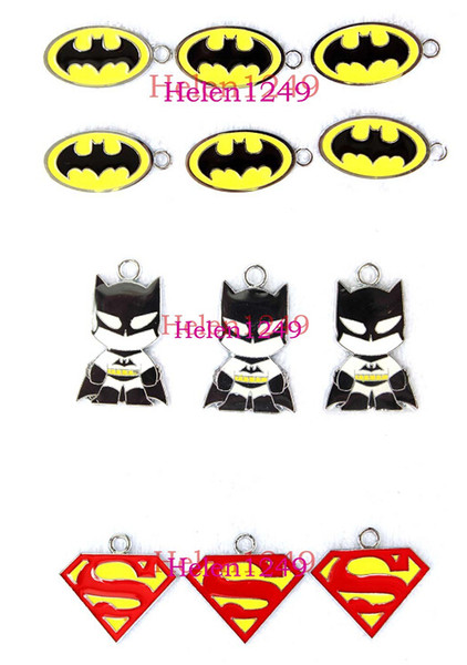 free shipping sell 100pcs mixs Cartoon Pendant Japanese anime Metal Charm Pendant DIY Necklace Jewelry Making