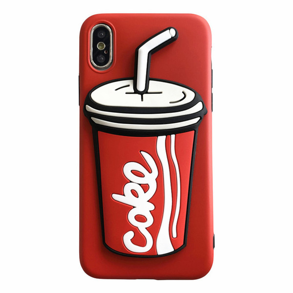 Ins Best Selling Tide Cola Printing Mobile Phone Cases For Iphone 6 6s 6p 7 7p 8 8p X XR XS MAX