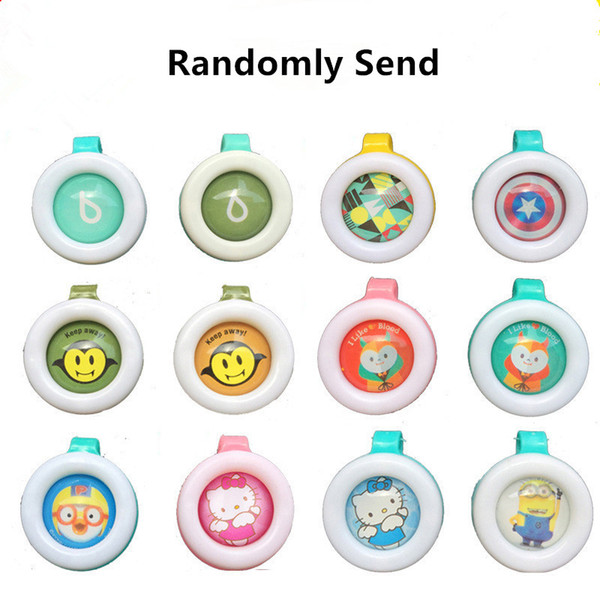 New Arrival Anti-mosquito Button Cute Cartoon Mosquito Repellent Clip Adults Kids Summer Non-toxic Mosquito Repellent Buckle Pest Control