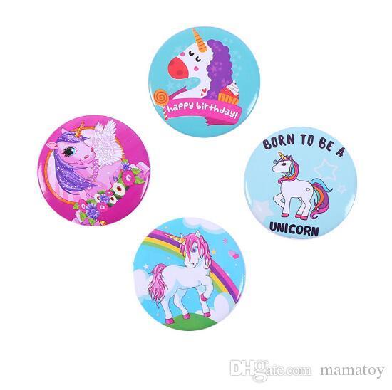 Baby Brooch Kids Birthday Party Favor Souvenir Baby Unicorn Broorh Gift Party Decoration Girl Boy 30 pcs