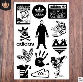 Cartoon Kids room stickers refrigerator case box stickers wall cat car cartoon adults kids Stickers toys 19*28cm 208
