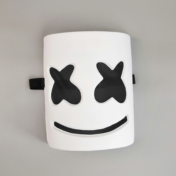 DJ marshmello mask cartoon Halloween Cosplay Mask Bar Music Props Without LED B11