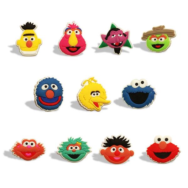 Sesame Street Lovely Cartoon Figure Fridge Magnet Popular PVC Whiteboard/Blackboard Sticker Home/Car Ornament Kids Best Toy Gift