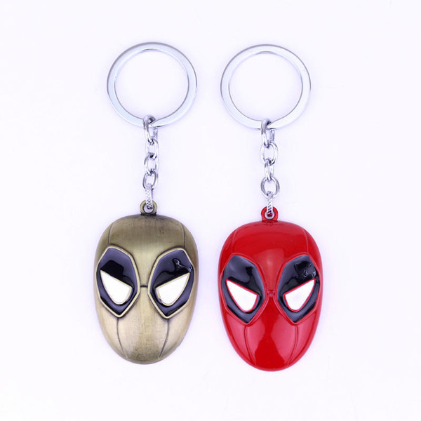 Deadpool face chain for kids fashion face chain toys children favorite gifts baby key chain