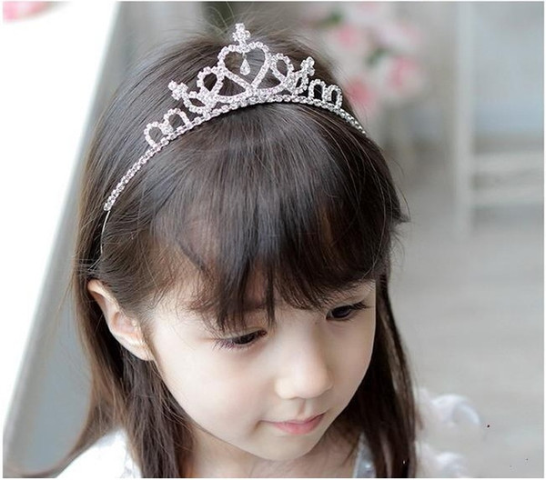 Wholesales new frozen children girls hair accessories Princess baby hair comb hair girl Combs large peacock tail diamond crown SP-105