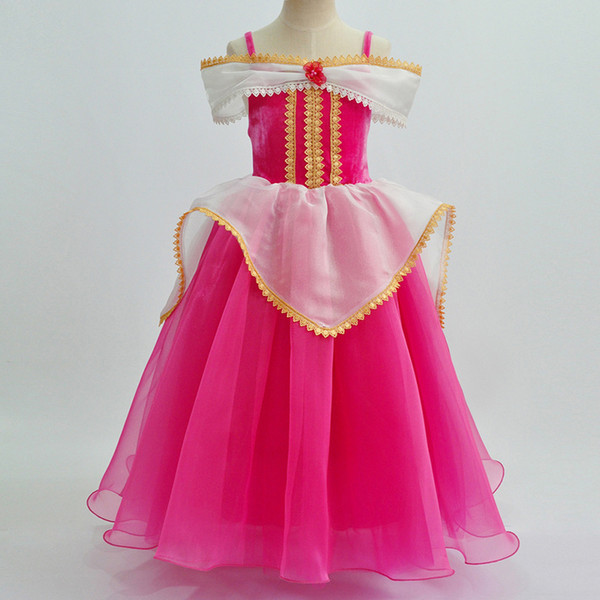 Lovely Baby Cartoon Clothes Floor Length Cosplay Dress High Quality Party Dresses Good Baby Girl Gifts 19071101