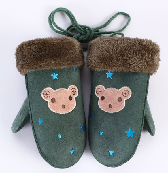 Kids Knitted Gloves Winter Warm Glove Baby Cartoon Mittens Unisex Children Boys Girls Soft Warm Gloves