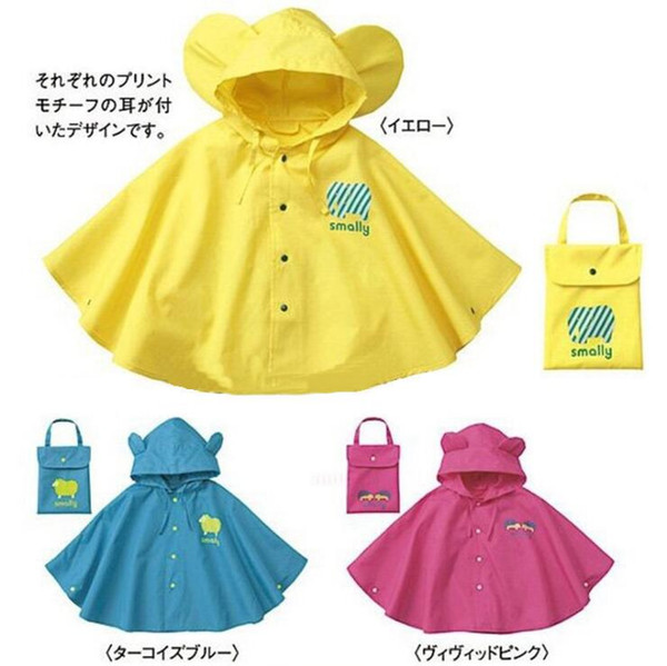 Cartoon Kids Raincoat Waterproof Baby Fashion Design New Waterproof Kids Rain Coat For Children Raincoat Rainwear/Rainsuit Kids
