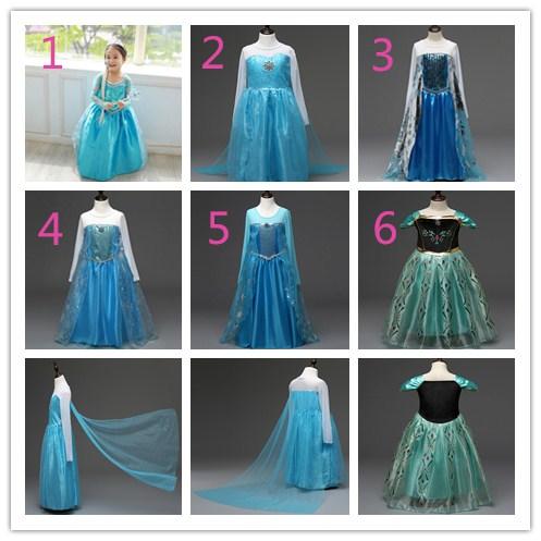 Queen girls dress Long Sleeve princess girl party dress Paillettes children Costume clothing kids Formal clothes Dress A08