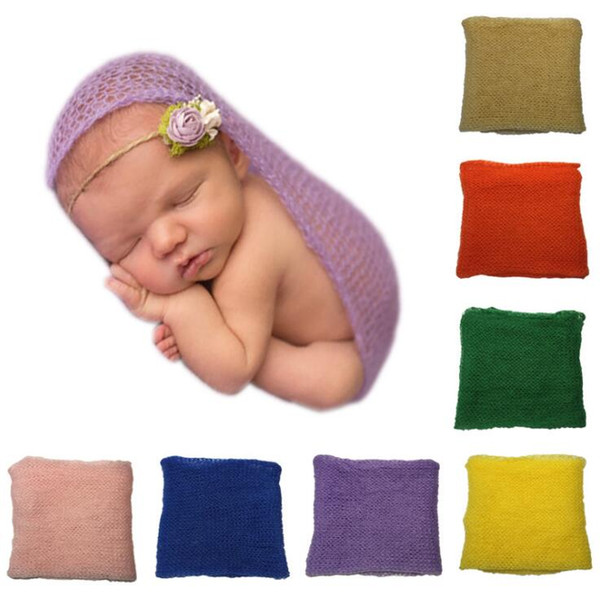 The newborn baby photography studio photography wrap other props 40X60 mohair Guobu